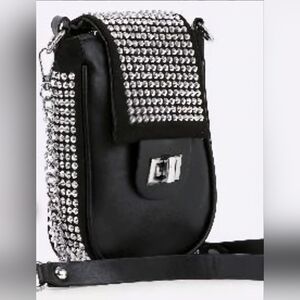Punk/Gothic Shiny Rhinestone  Chain Strap Bag
